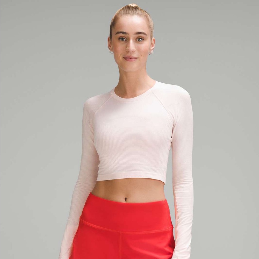 Lululemon Swiftly Tech Cropped Long Sleeve